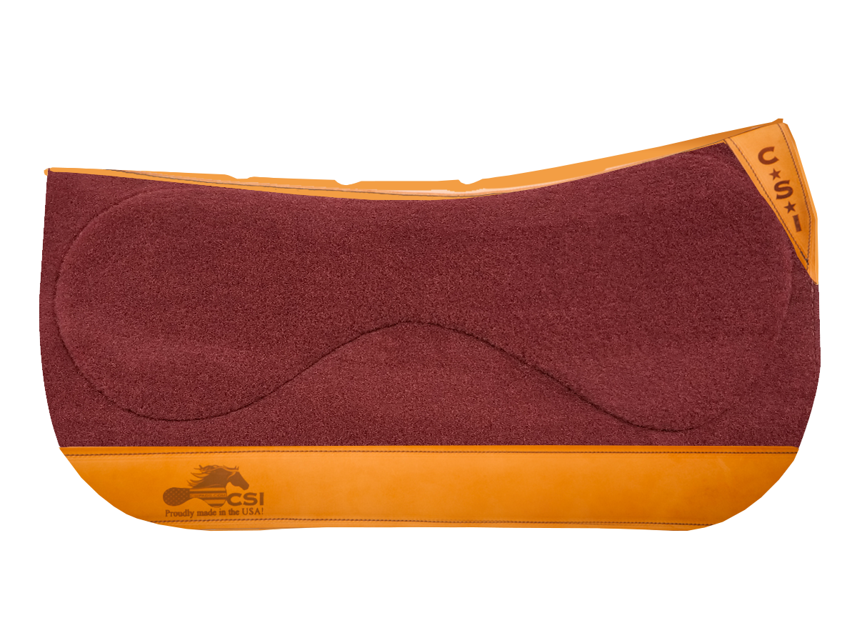 CSI Flex-Plate® Western Show Cut Saddle Pad