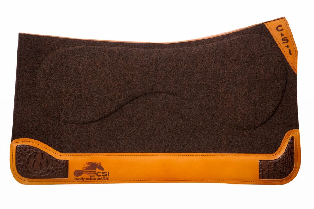 Custom CSI Saddle Pads Inlay CSI Saddle Pads Custom Design Saddle