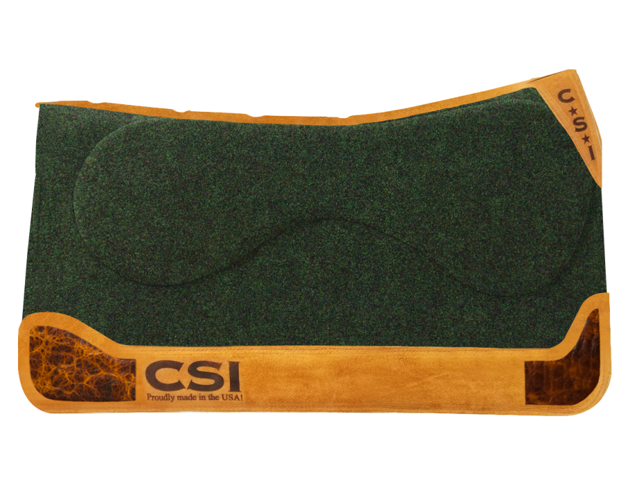 Custom CSI Saddle Pads Inlay CSI Saddle Pads
