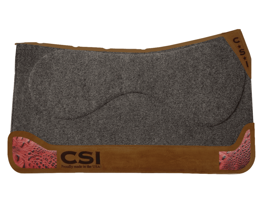 Custom CSI Saddle Pads Inlay CSI Saddle Pads Custom Design Saddle
