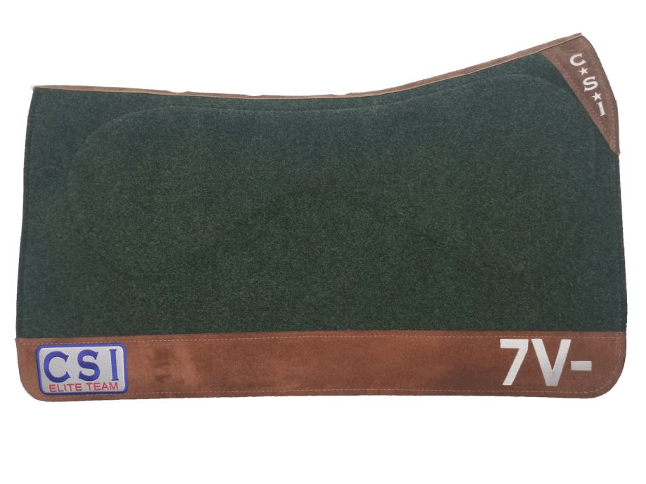 Custom CSI Saddle Pads Custom Embroidery CSI Saddle Pads